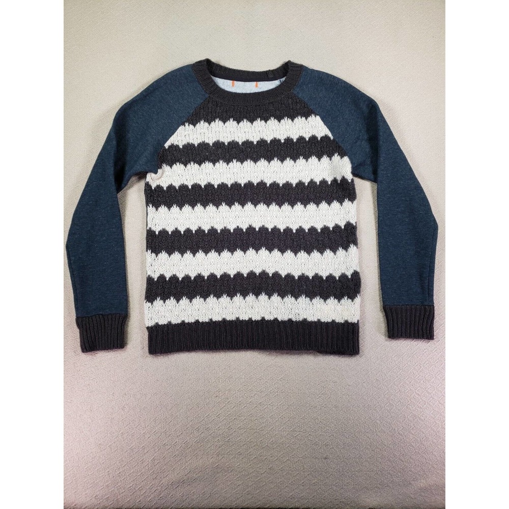 Joe Fresh Sweater Mens Small‎ S Pullover Blue Gray Fleece Acrylic Polyester